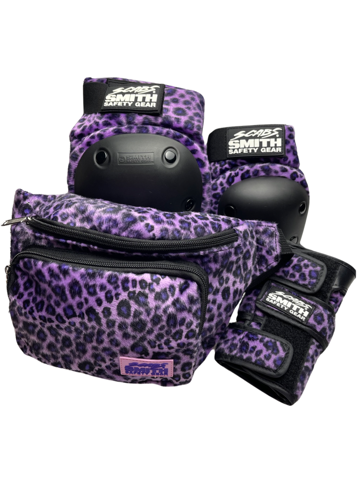 Smith Scabs - Adult 3 Pack -Purple Leopard